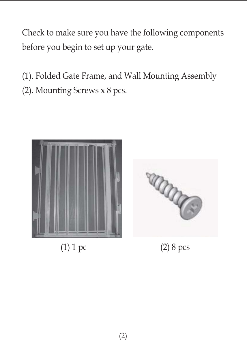 Page 3 of 6 - Regalo Regalo-Flexi-Gate-Form-1175-Users-Manual- 1175-1180 Booklet  Regalo-flexi-gate-form-1175-users-manual