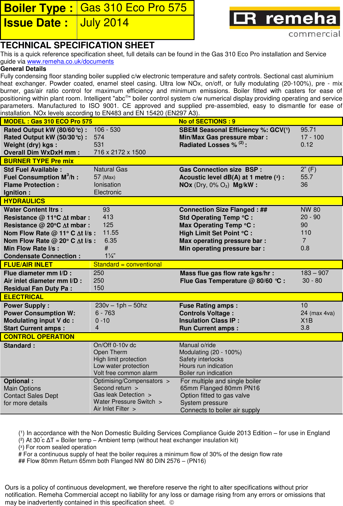 Page 1 of 1 - Remeha-Avanta-Plus Remeha-Avanta-Plus-Gas-310-Eco-Pro -9-575-Technical-Specifications- No  Remeha-avanta-plus-gas-310-eco-pro---9-575-technical-specifications