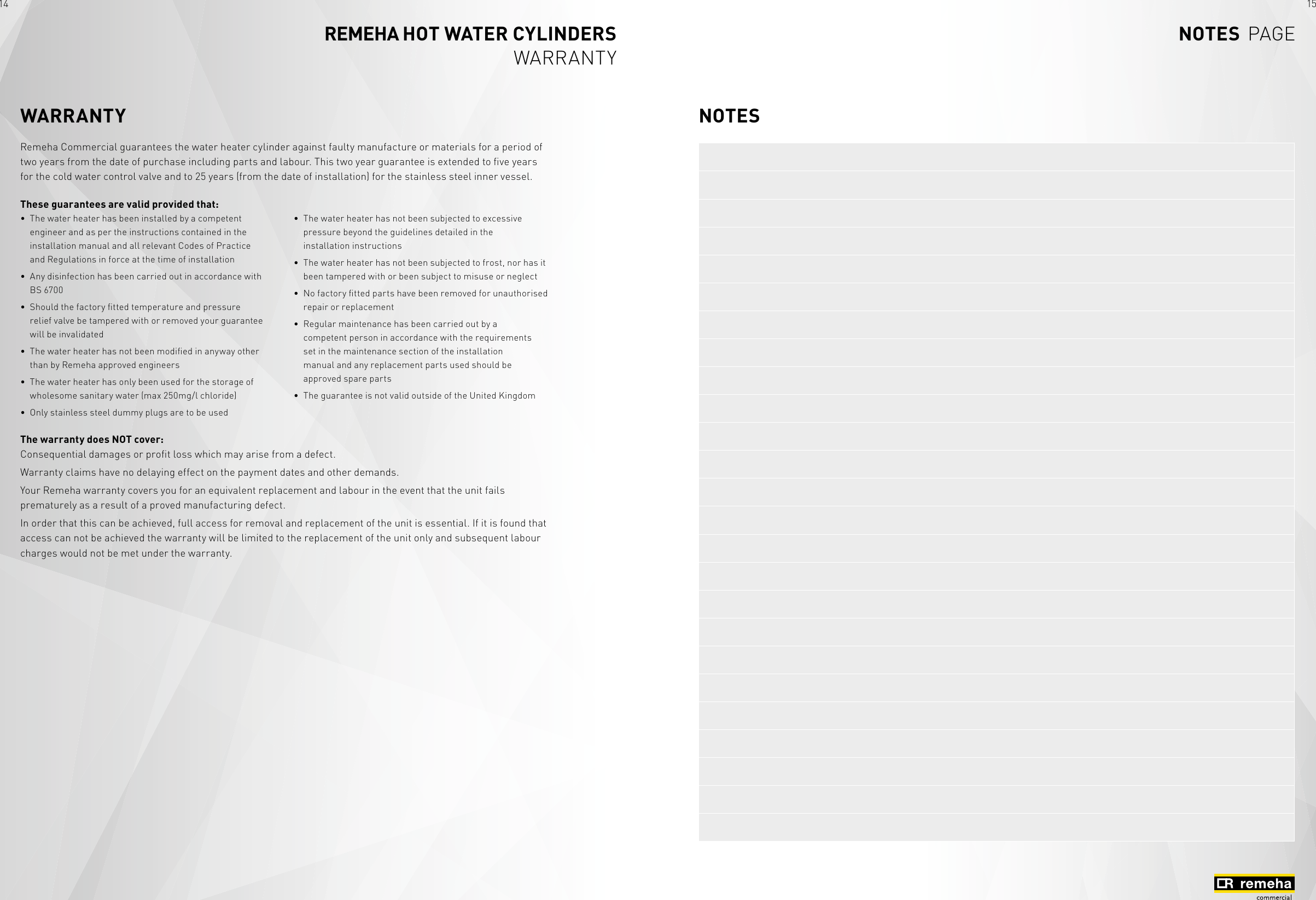 Page 8 of 9 - Remeha-Avanta-Plus Remeha-Avanta-Plus-Hot-Water-Cylinder-Brochure-  Remeha-avanta-plus-hot-water-cylinder-brochure