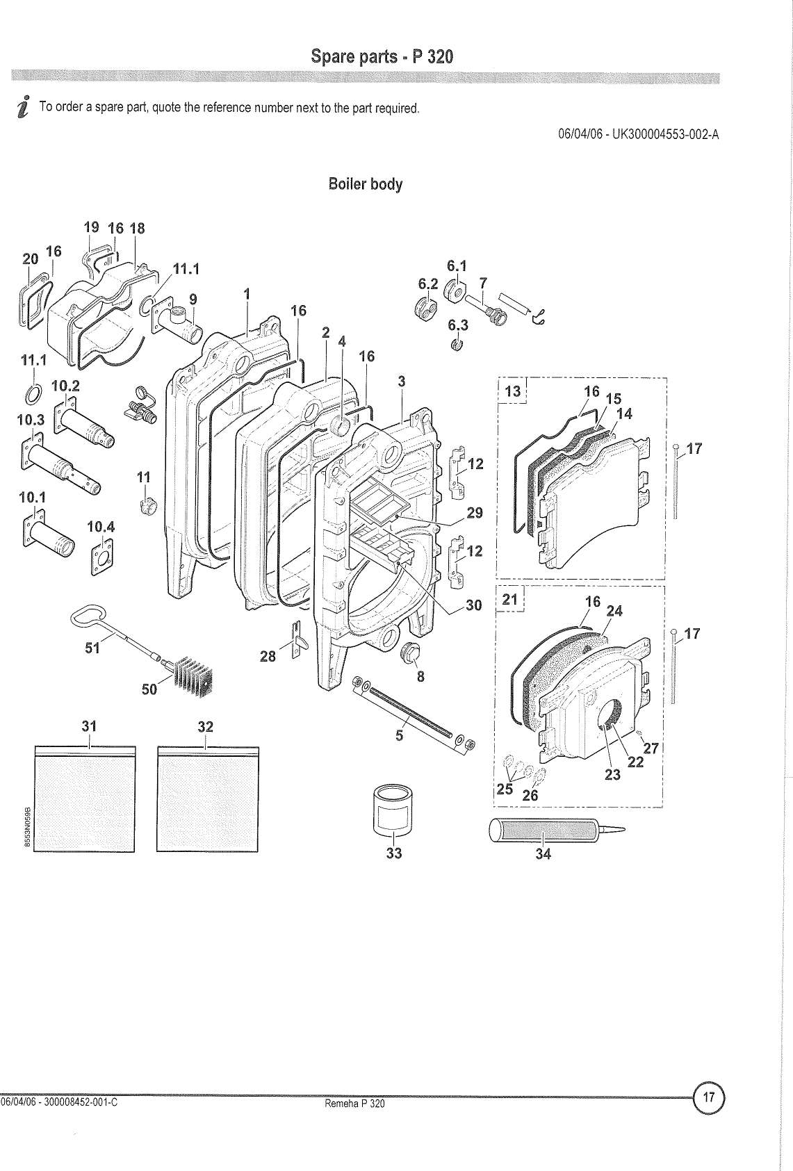 Page 1 of 5 - Remeha-Avanta-Plus Remeha-Avanta-Plus-P320-Exploded-View-And-Parts-List-  Remeha-avanta-plus-p320-exploded-view-and-parts-list