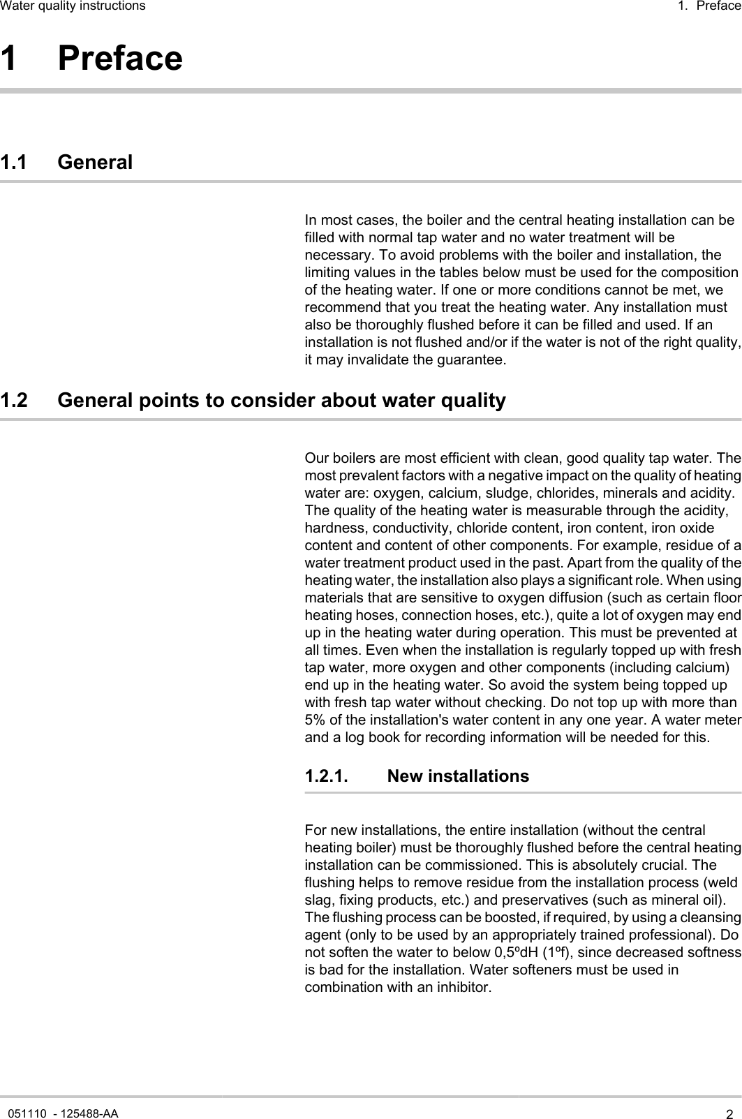 Page 3 of 12 - Remeha-Avanta-Plus Remeha-Avanta-Plus-Remeha-Water-Quality-Water-Quality-Instructions-  Remeha-avanta-plus-remeha-water-quality-water-quality-instructions