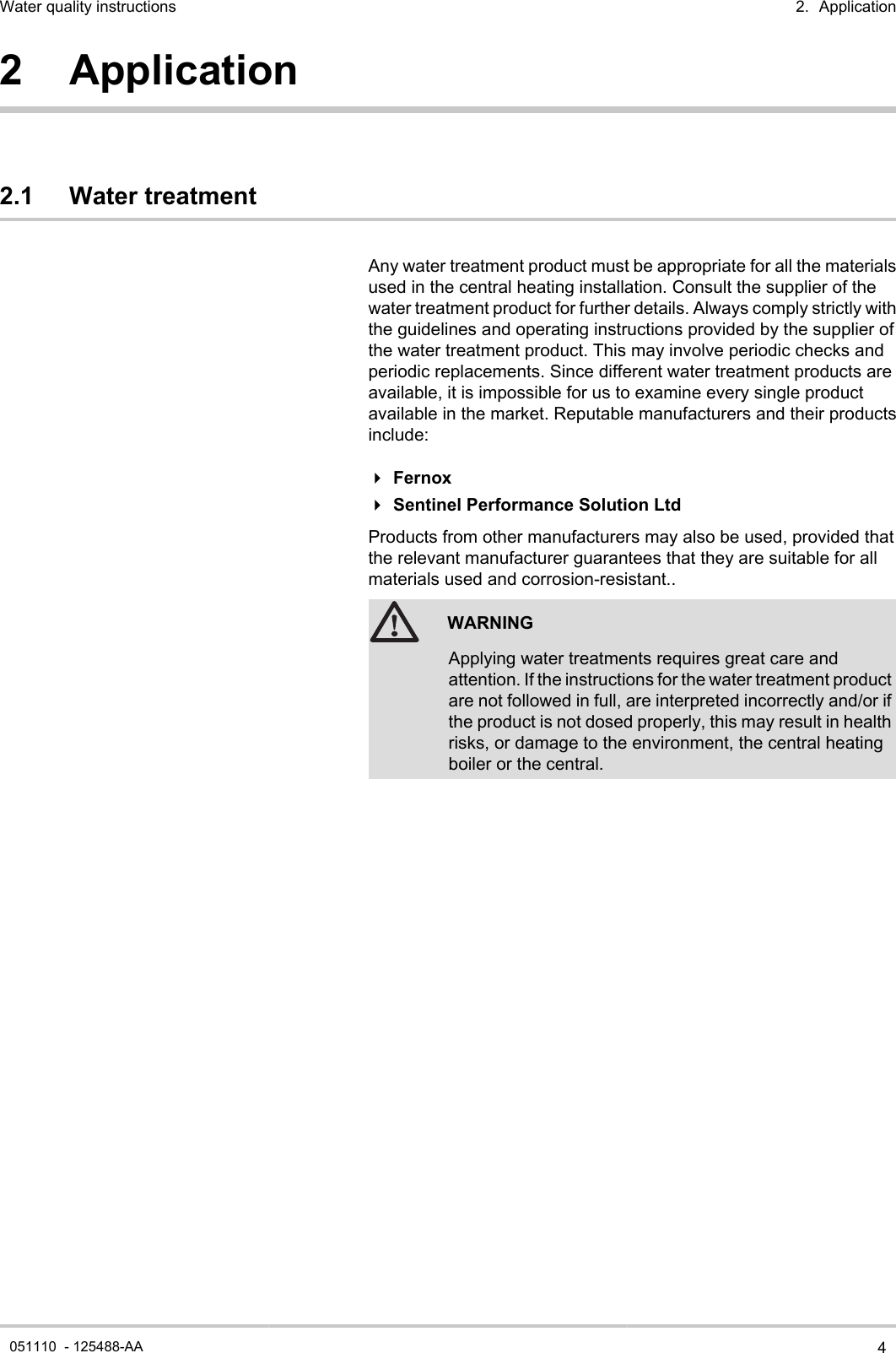 Page 5 of 12 - Remeha-Avanta-Plus Remeha-Avanta-Plus-Remeha-Water-Quality-Water-Quality-Instructions-  Remeha-avanta-plus-remeha-water-quality-water-quality-instructions
