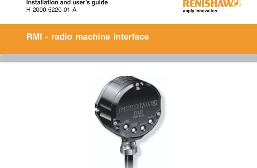 Installation and user’s guideH-2000-5220-01-ARMI - radio machine interface