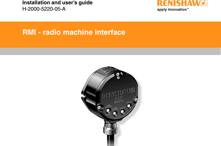 Installation and user’s guideH-2000-5220-05-ARMI - radio machine interface