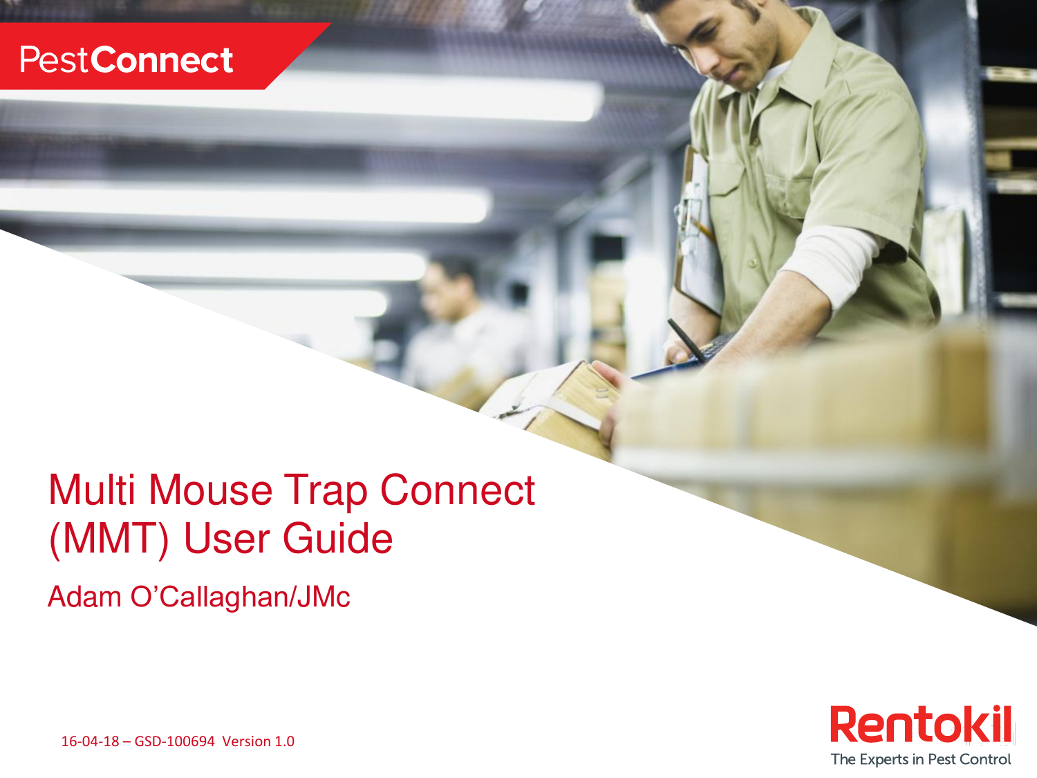 Adam O’Callaghan/JMcMulti Mouse Trap Connect (MMT) User Guide16-04-18 –GSD-100694  Version 1.0