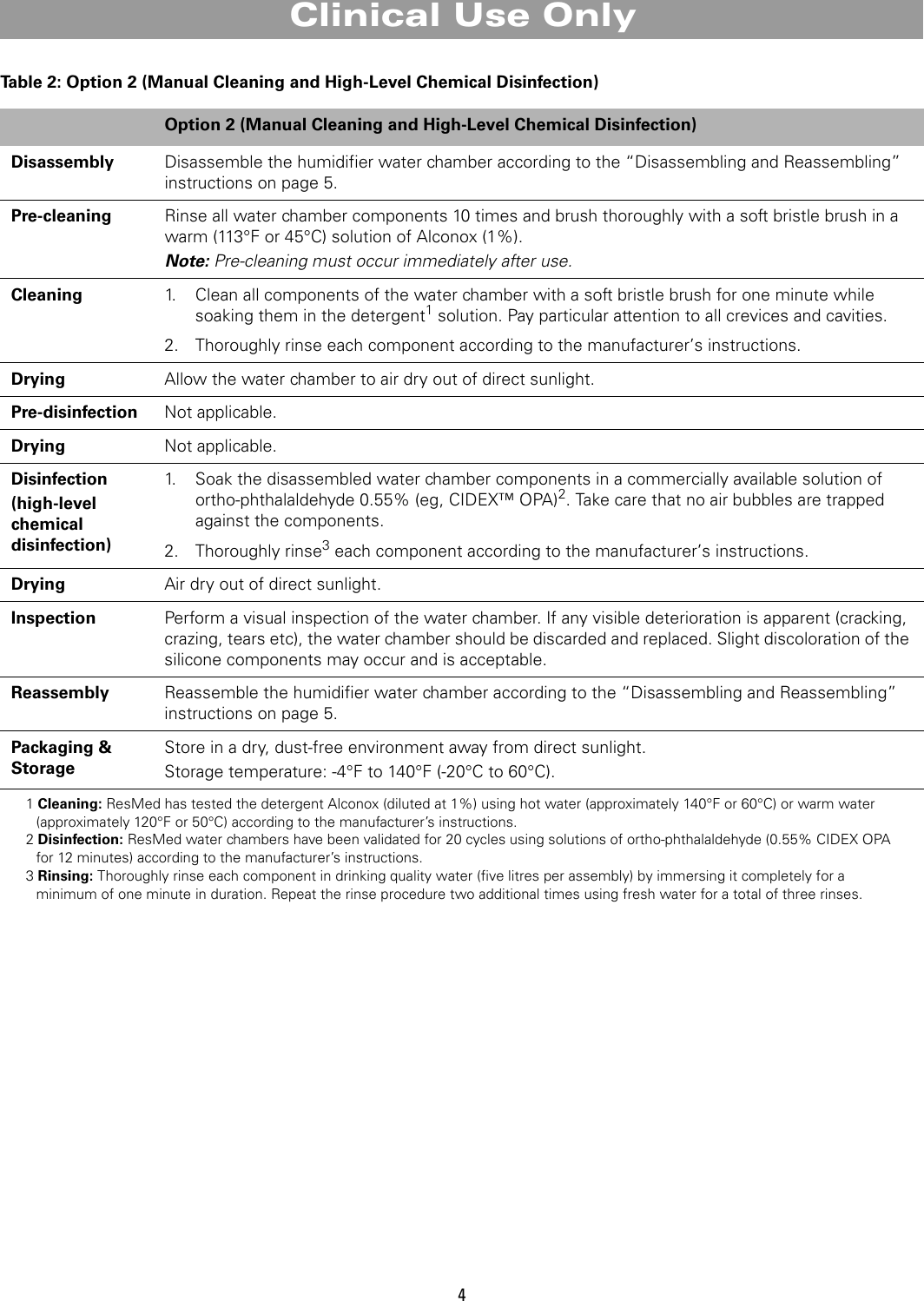 Page 4 of 8 - Resmed Resmed-Humidaire-2I-Users-Manual-  Resmed-humidaire-2i-users-manual