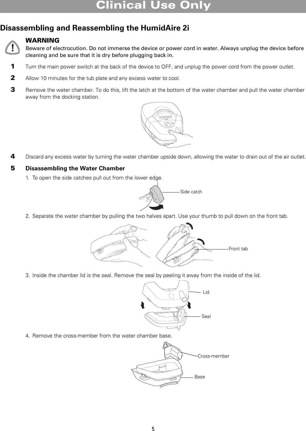 Page 5 of 8 - Resmed Resmed-Humidaire-2I-Users-Manual-  Resmed-humidaire-2i-users-manual