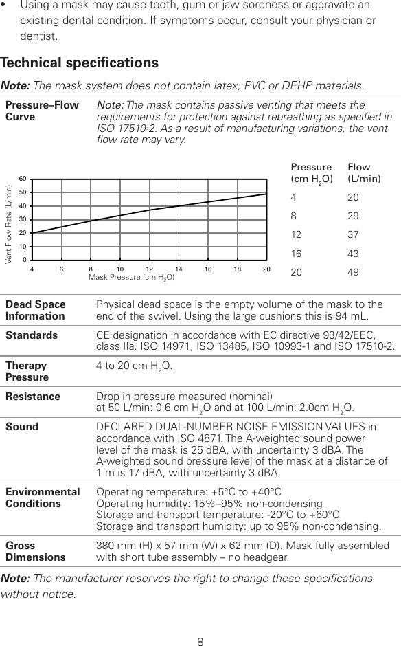 Page 9 of 12 - Resmed Resmed-Sleep-Apnea-Machine-60561-Users-Manual-  Resmed-sleep-apnea-machine-60561-users-manual