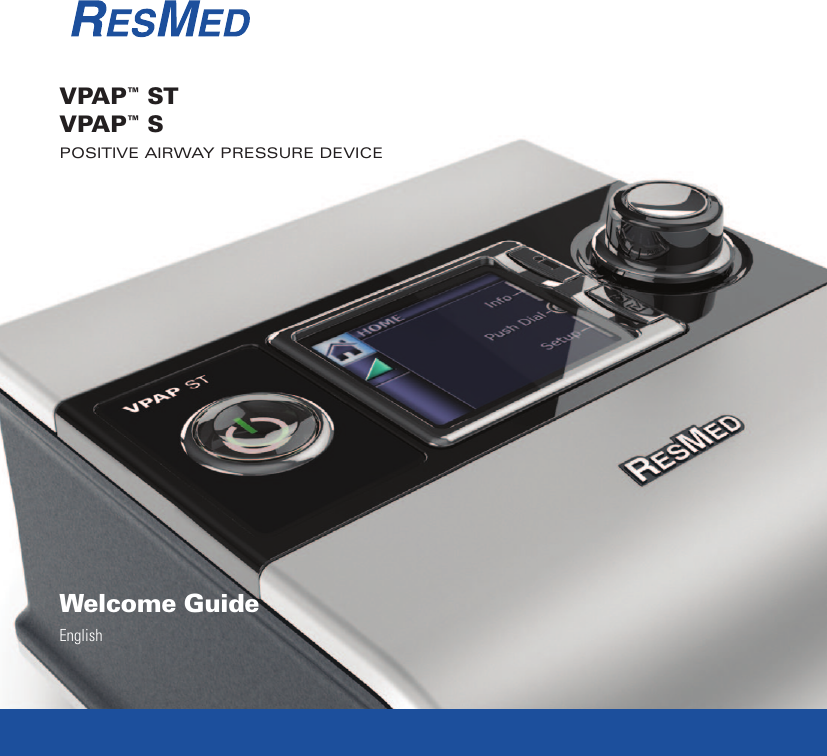 Resmed Sleep Apnea Machine Vap S Users Manual
