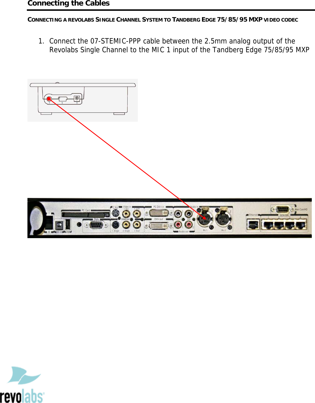 Revolabs Microphone 75 Users Manual Single Channel 2