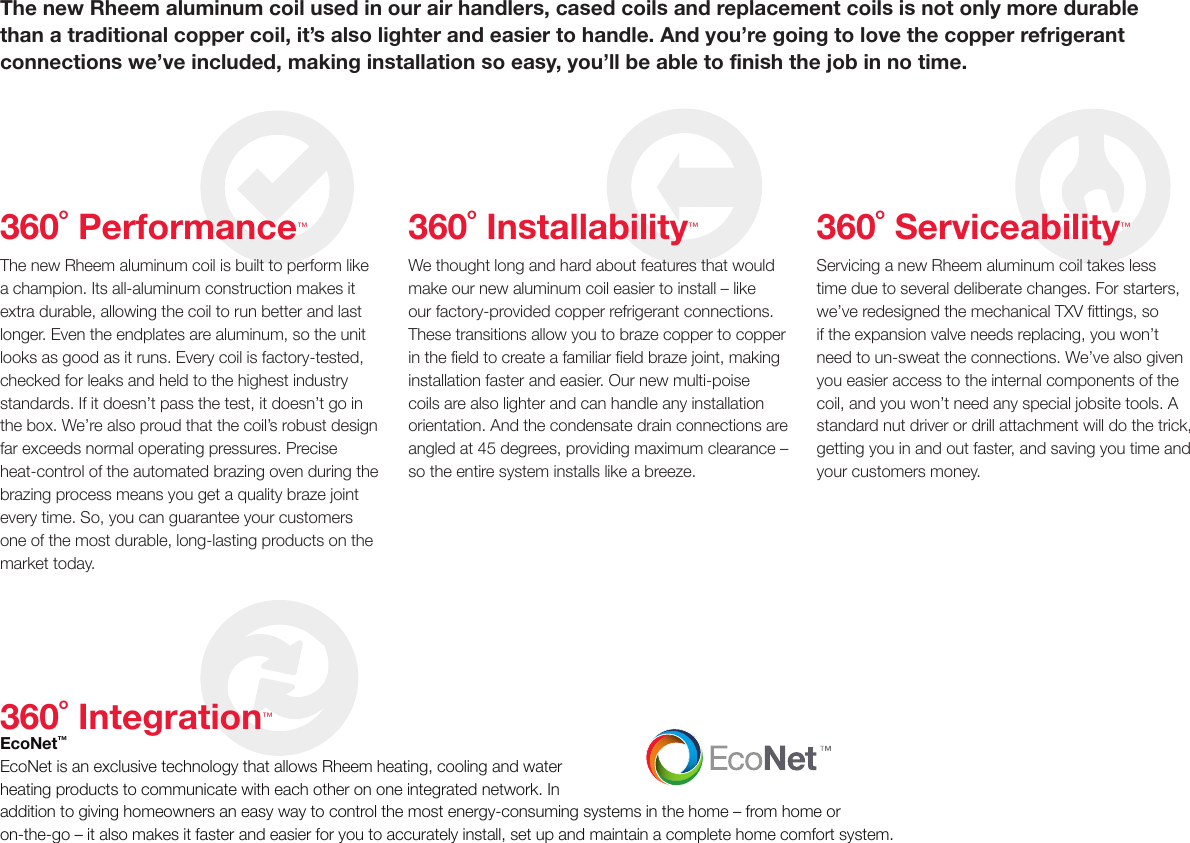 Page 2 of 6 - Rheem Rheem-16-Seer-High-Efficiency-Ecm-Motor-Standard-N-Coil-Product-Literature-  Rheem-16-seer-high-efficiency-ecm-motor-standard-n-coil-product-literature