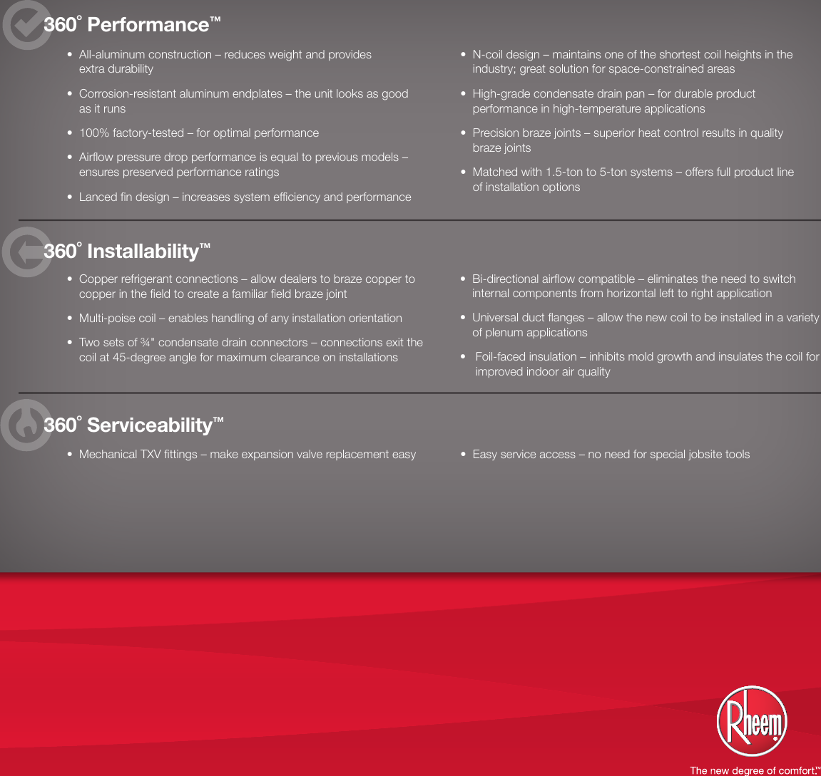 Page 5 of 6 - Rheem Rheem-16-Seer-High-Efficiency-Ecm-Motor-Standard-N-Coil-Product-Literature-  Rheem-16-seer-high-efficiency-ecm-motor-standard-n-coil-product-literature