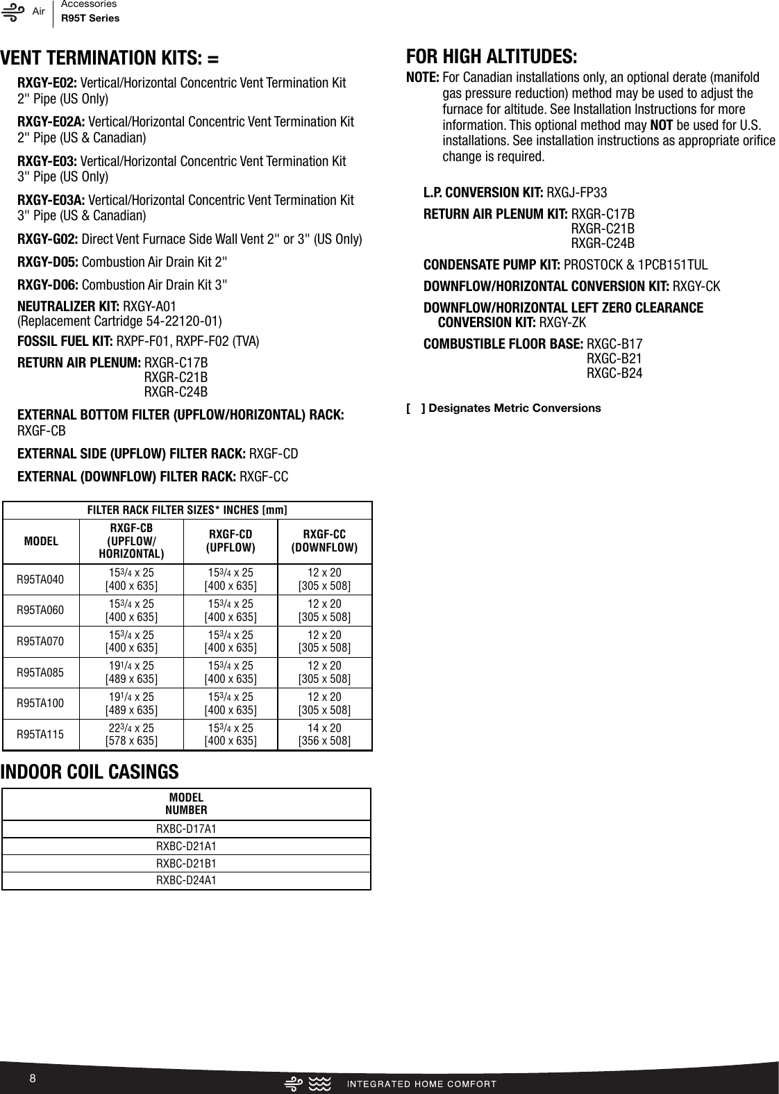 Page 8 of 12 - Rheem Rheem-Classic-Plus-Series-Up-To-95-Afue-Ecm-Motor-Multi-Position-Specification-Sheet-  Rheem-classic-plus-series-up-to-95-afue-ecm-motor-multi-position-specification-sheet