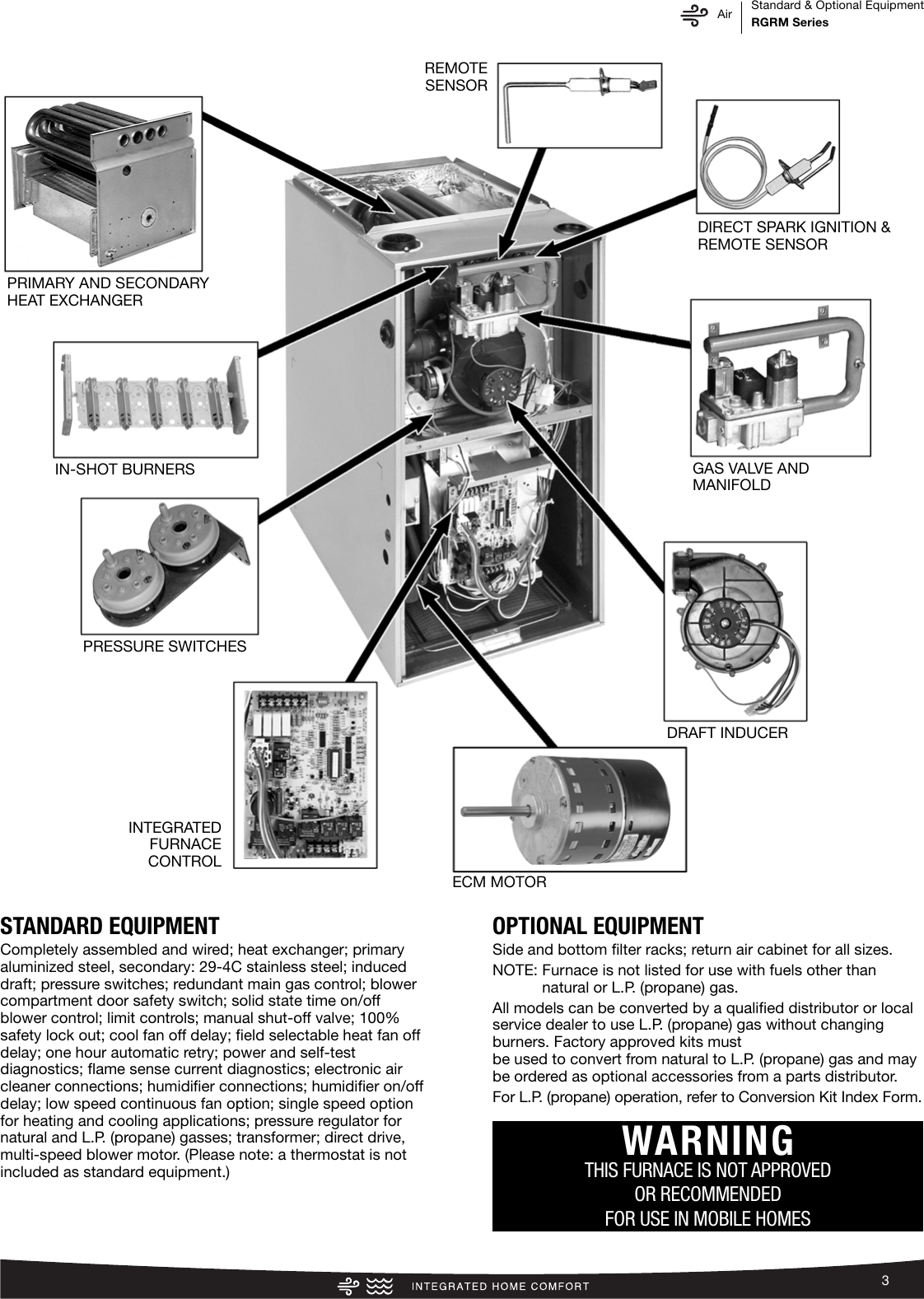 Page 3 of 12 - Rheem Rheem-Classic-Series-Up-To-95-Afue-2-Stage-V-S-Ecm-Specification-Sheet-  Rheem-classic-series-up-to-95-afue-2-stage-v-s-ecm-specification-sheet