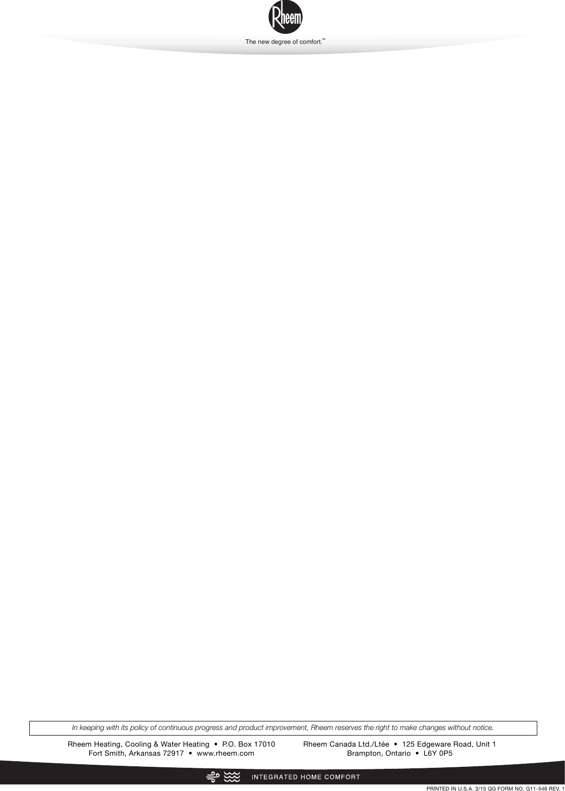Page 12 of 12 - Rheem Rheem-Prestige-Series-Up-To-80-Afue-Variable-Speed-Upflow-Horizontal-Specification-Sheet-  Rheem-prestige-series-up-to-80-afue-variable-speed-upflow-horizontal-specification-sheet