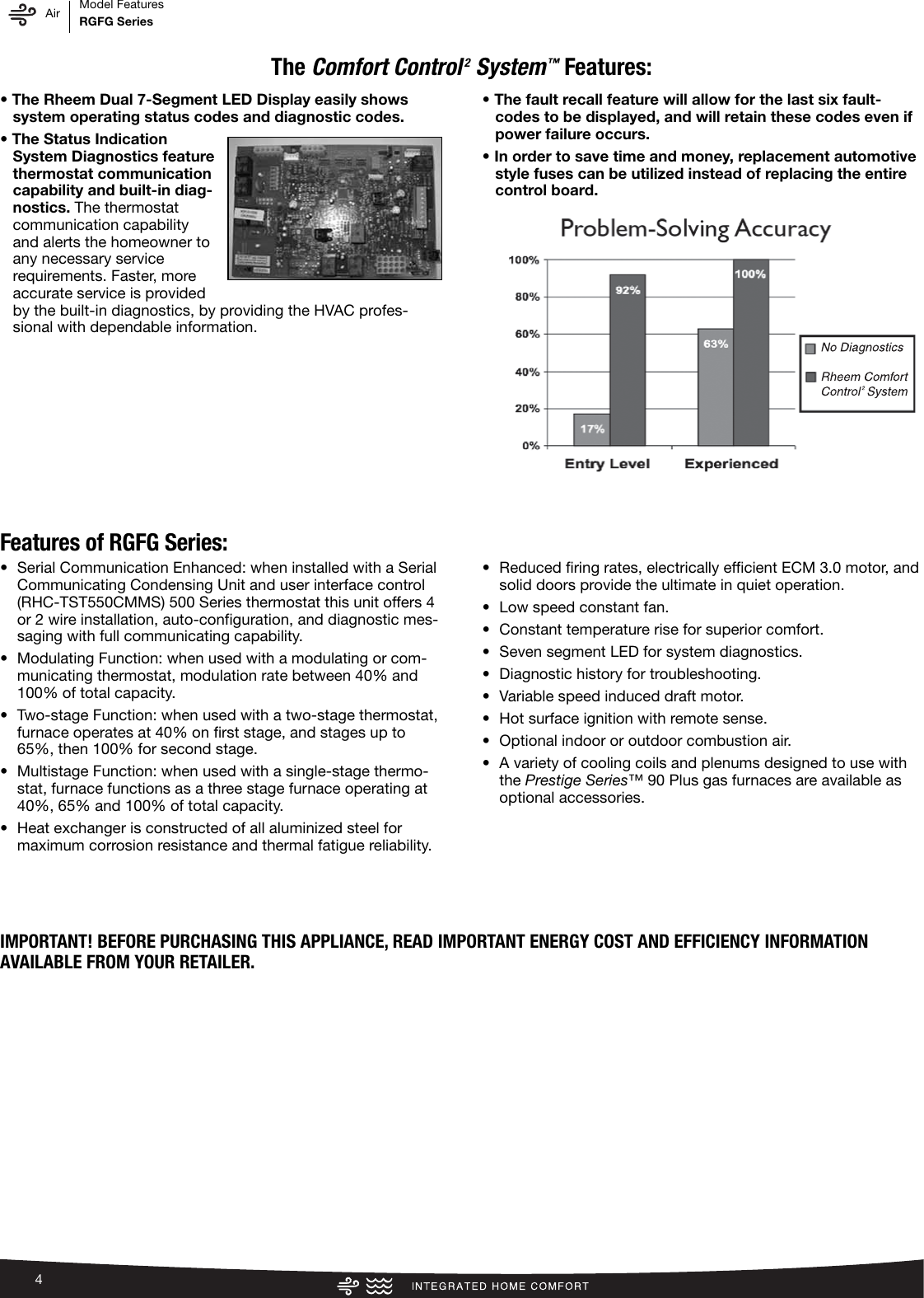 Page 4 of 12 - Rheem Rheem-Prestige-Series-Up-To-96-Afue-Modulating-Ecm-Motor-Specification-Sheet-  Rheem-prestige-series-up-to-96-afue-modulating-ecm-motor-specification-sheet