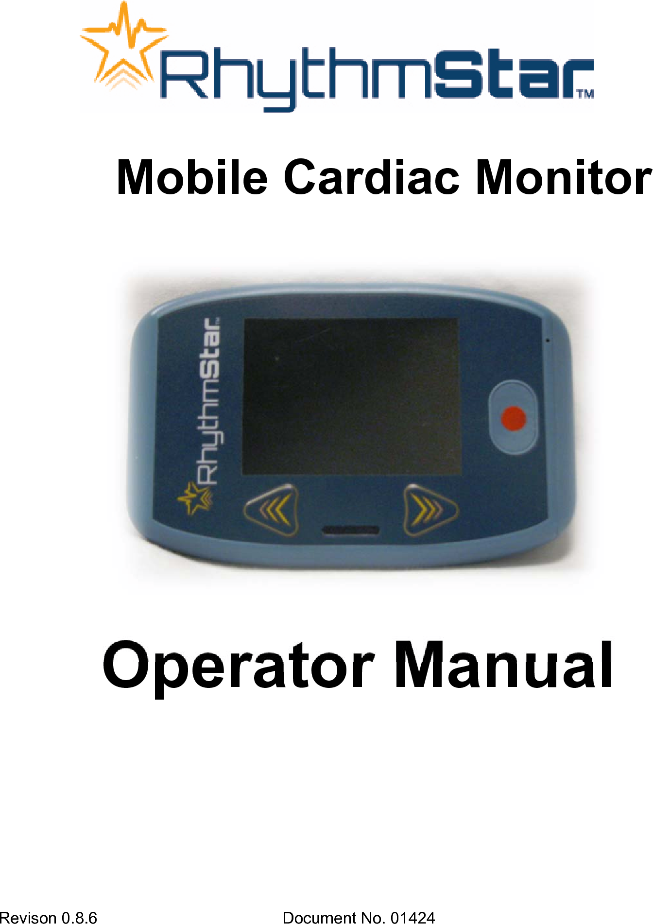 Rhythmedix 10002v Rhythmstar User Manual Rhythmstar Operator S Manual Pub 0857