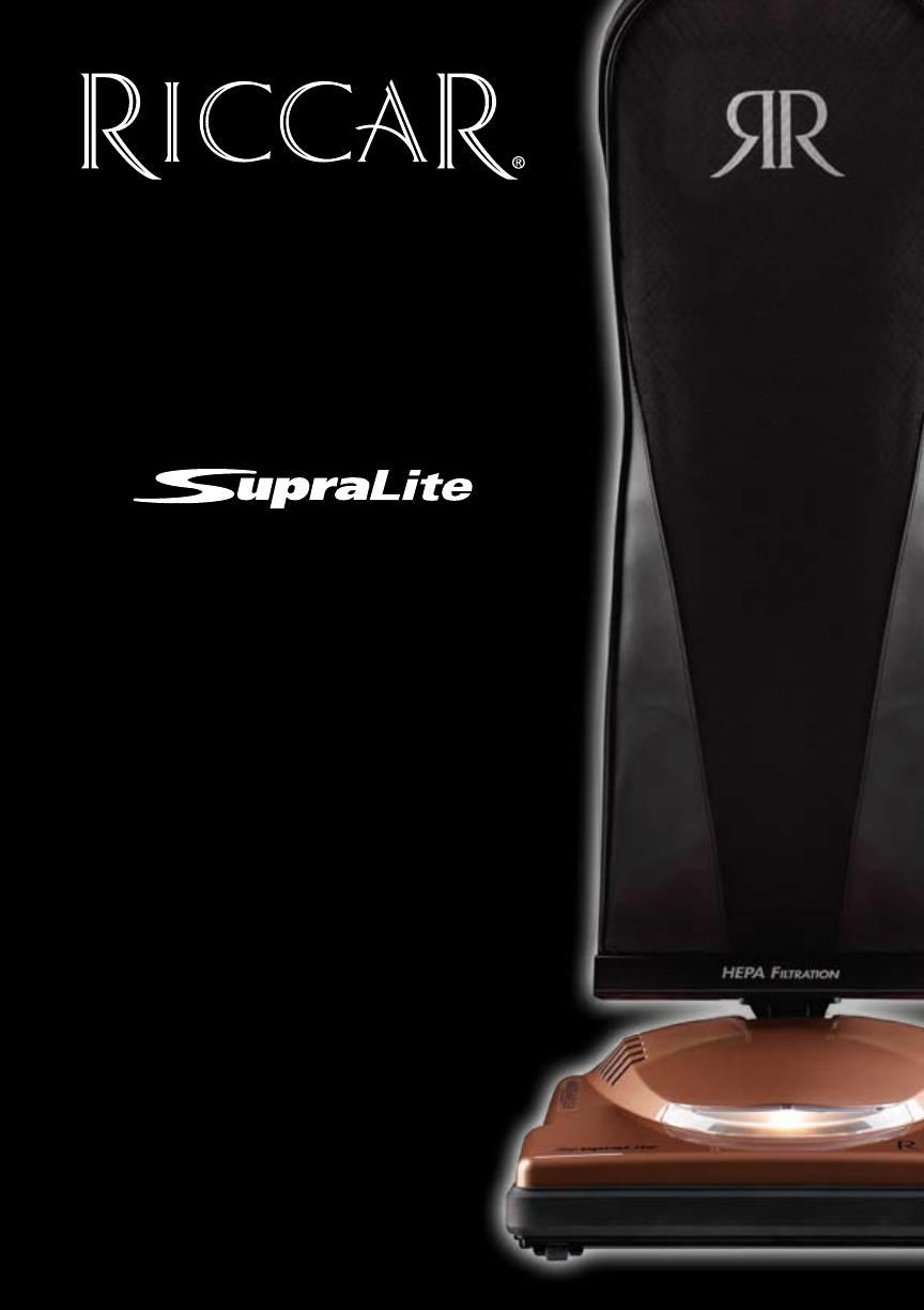 Riccar Supralite Rsl1A Users Manual