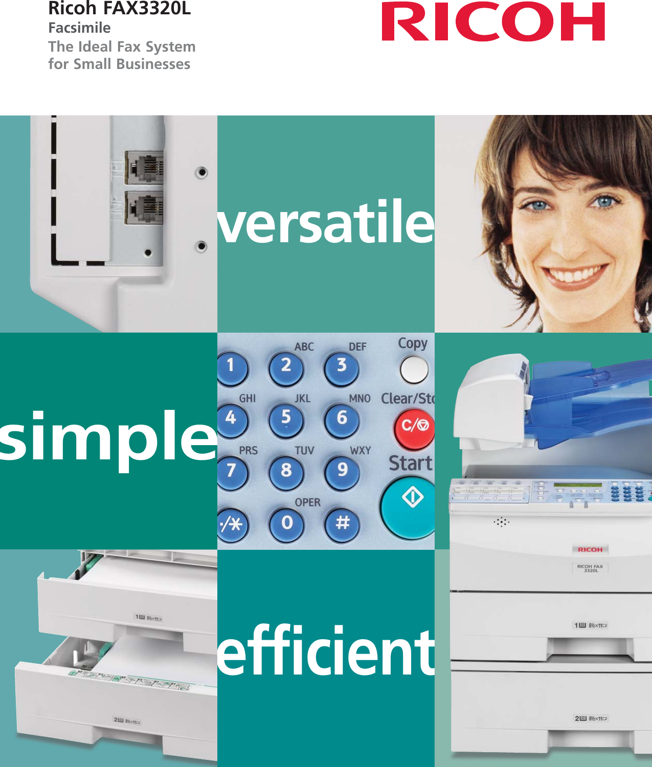 Page 1 of 4 - Ricoh FAX3320L RICO1021_RIC_FAX3320L_4pg_FNL User Manual To The 838649a0-8245-4db1-923e-1befcd5f8aa6