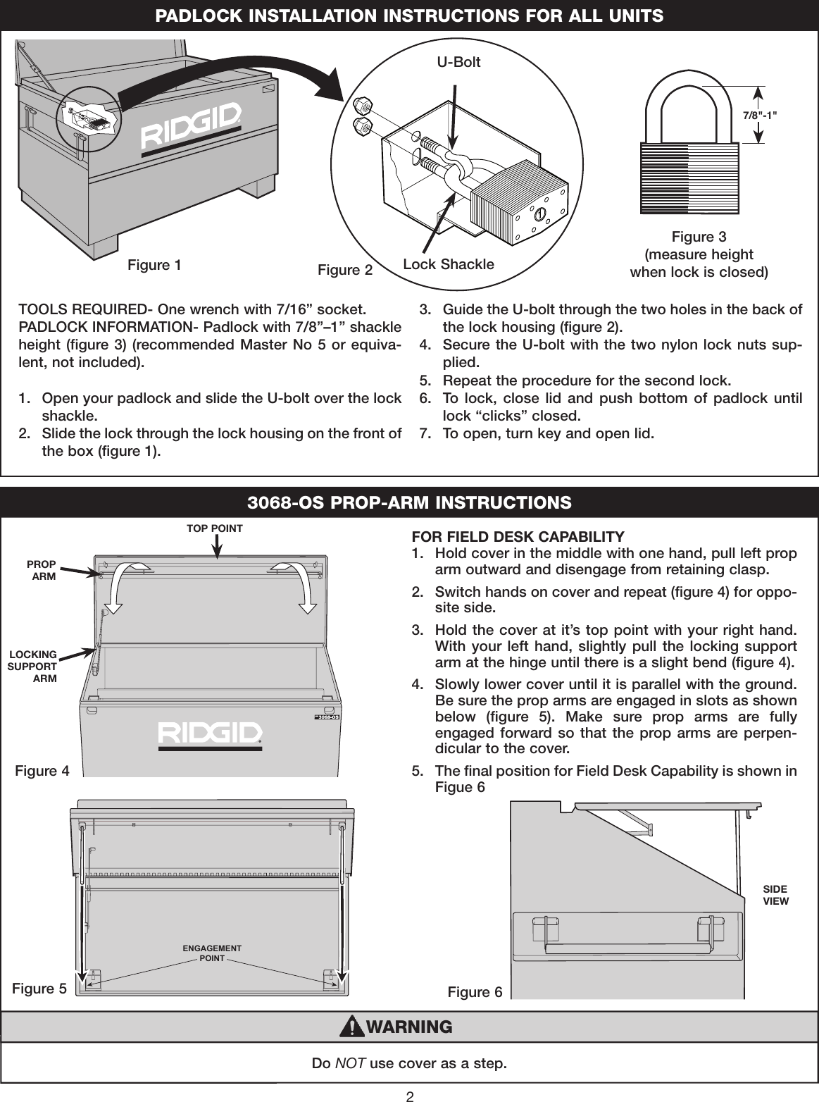 Page 2 of 4 - Ridgid Ridgid-2032-Os-Users-Manual- 14-0015-2  Ridgid-2032-os-users-manual