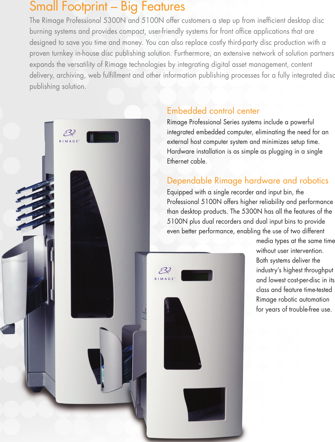 Page 2 of 4 - Rimage Rimage-Professional-5200N-Users-Manual-  Rimage-professional-5200n-users-manual