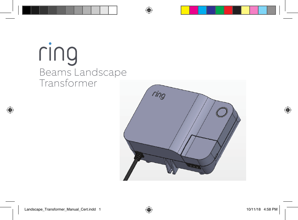 Beams LandscapeTransformerLandscape_Transformer_Manual_Cert.indd   1 10/11/18   4:58 PM