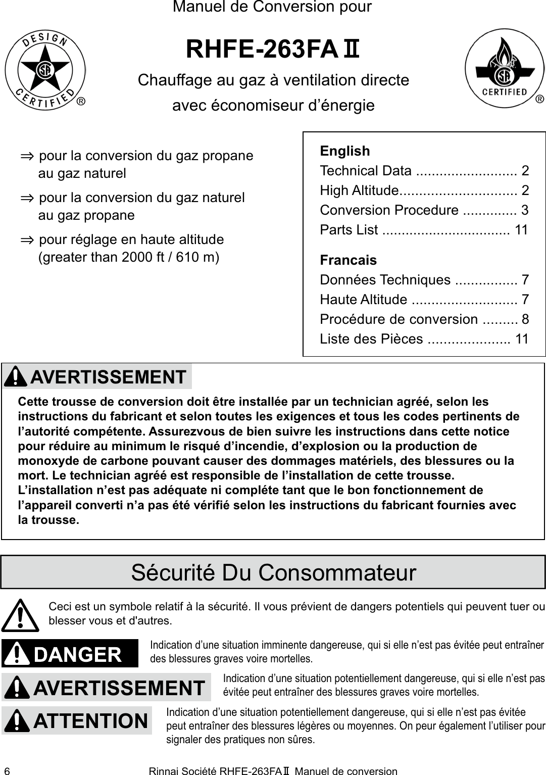 Page 6 of 12 - Rinnai Rinnai-Rhfe-263Fa-Ii-Users-Manual-  Rinnai-rhfe-263fa-ii-users-manual