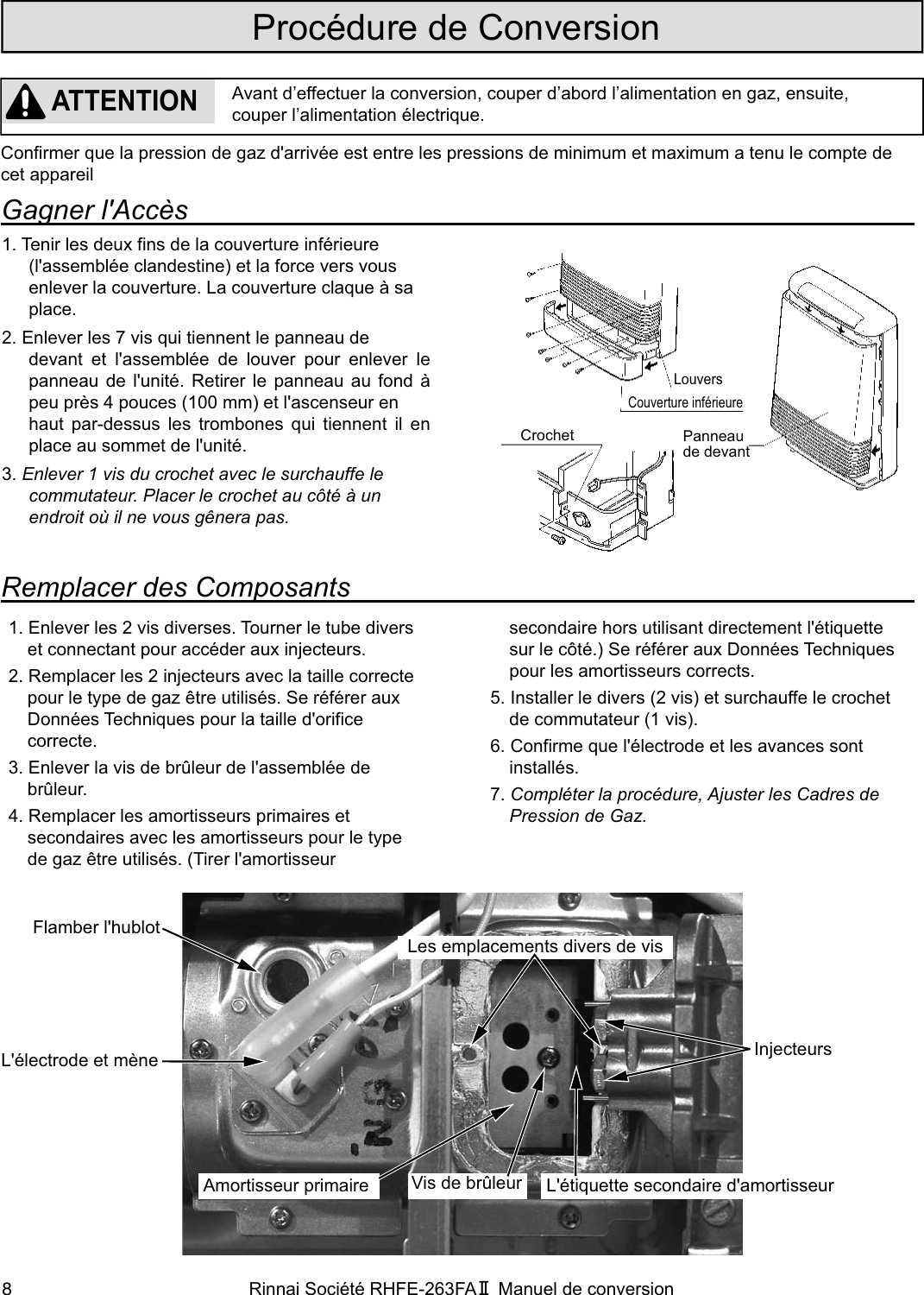 Page 8 of 12 - Rinnai Rinnai-Rhfe-263Fa-Ii-Users-Manual-  Rinnai-rhfe-263fa-ii-users-manual