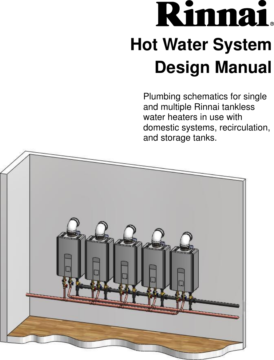 Rinnai Ru98E Reu Kb3237Wd Us Design Manual Hot Water Rev D