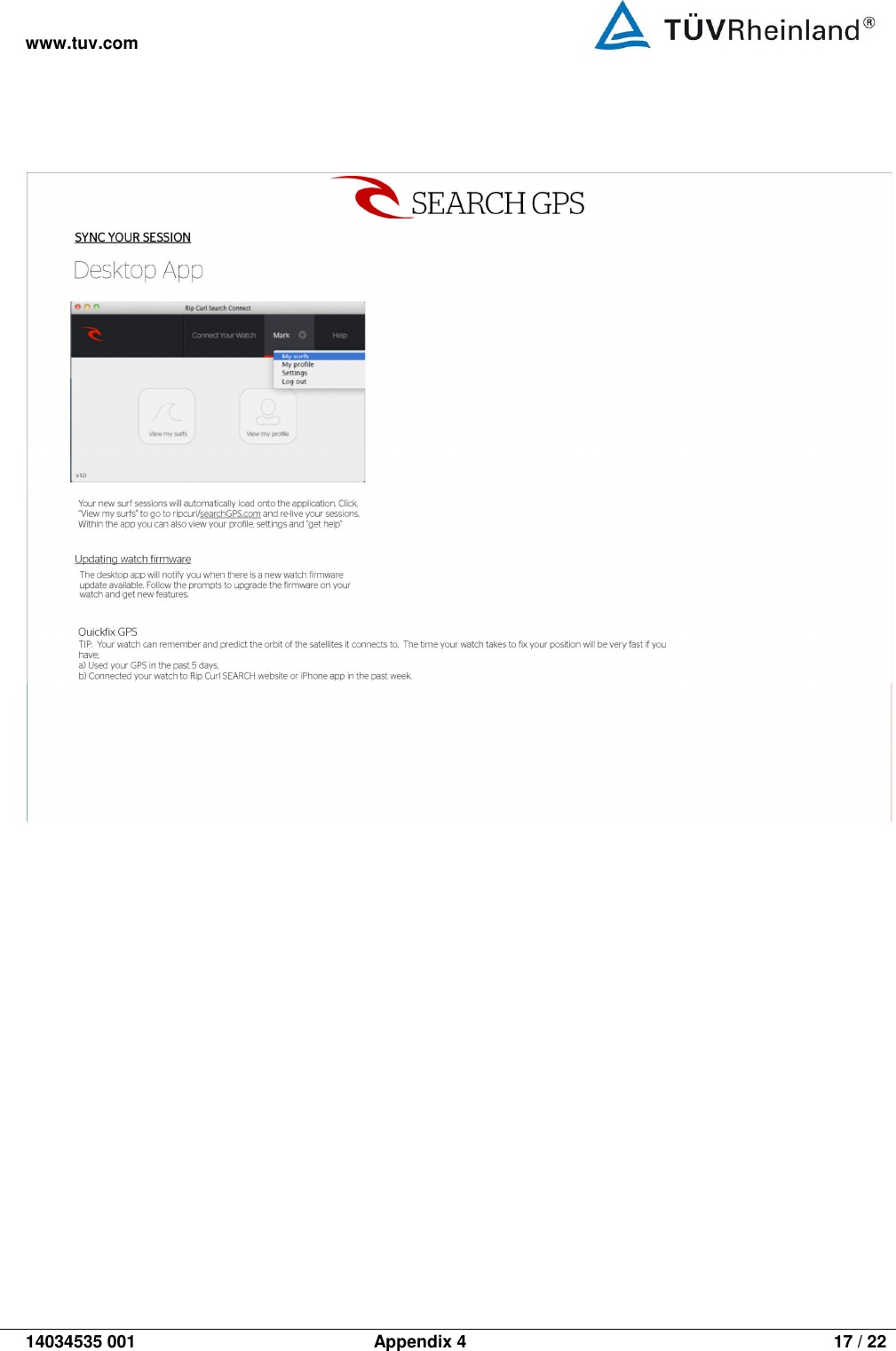 www.tuv.com   14034535 001    Appendix 4  17 / 22 