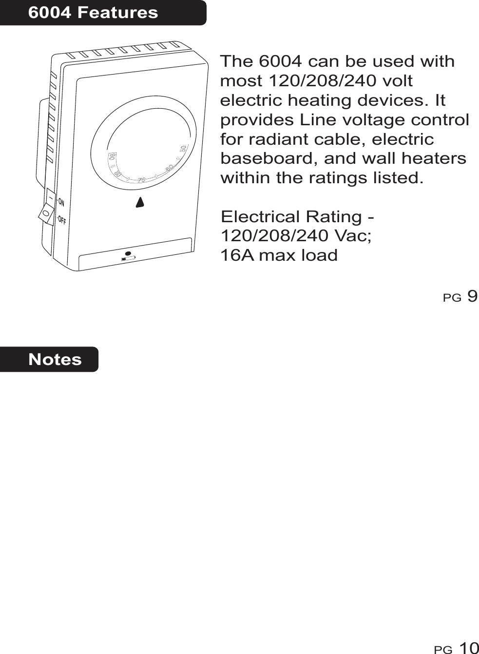 Page 6 of 7 - Ritetemp Ritetemp-6004-Quick-Start-Guide 6004 Install Front Cover