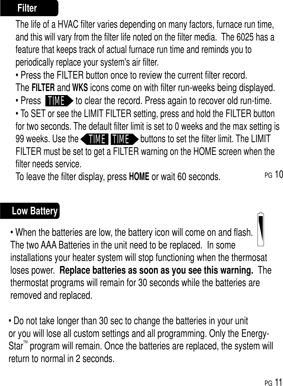 Page 6 of 9 - Ritetemp Ritetemp-6025-Owner-S-Manual