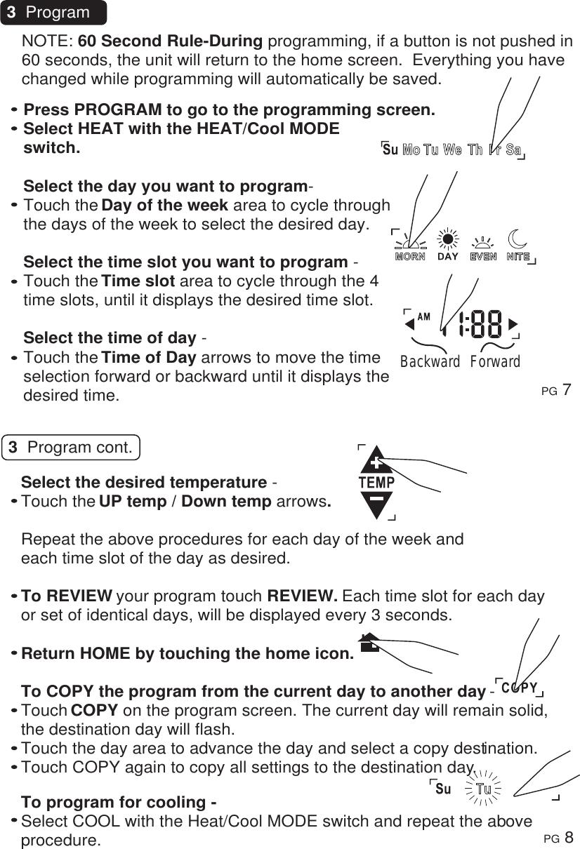 Page 5 of 7 - Ritetemp Ritetemp-8030C-Owner-S-Manual