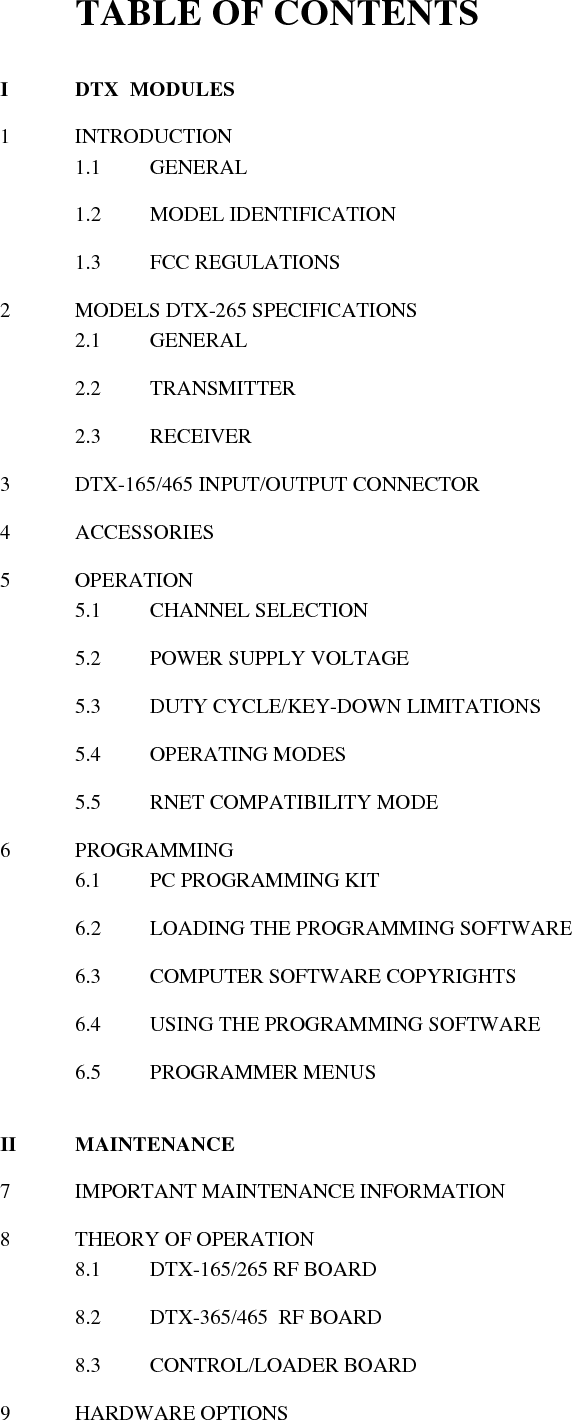 10 ALIGNMENT 10.1  REQUIRED TEST EQUIPMENT  10.2 ALIGNMENT PROCEDURE                          