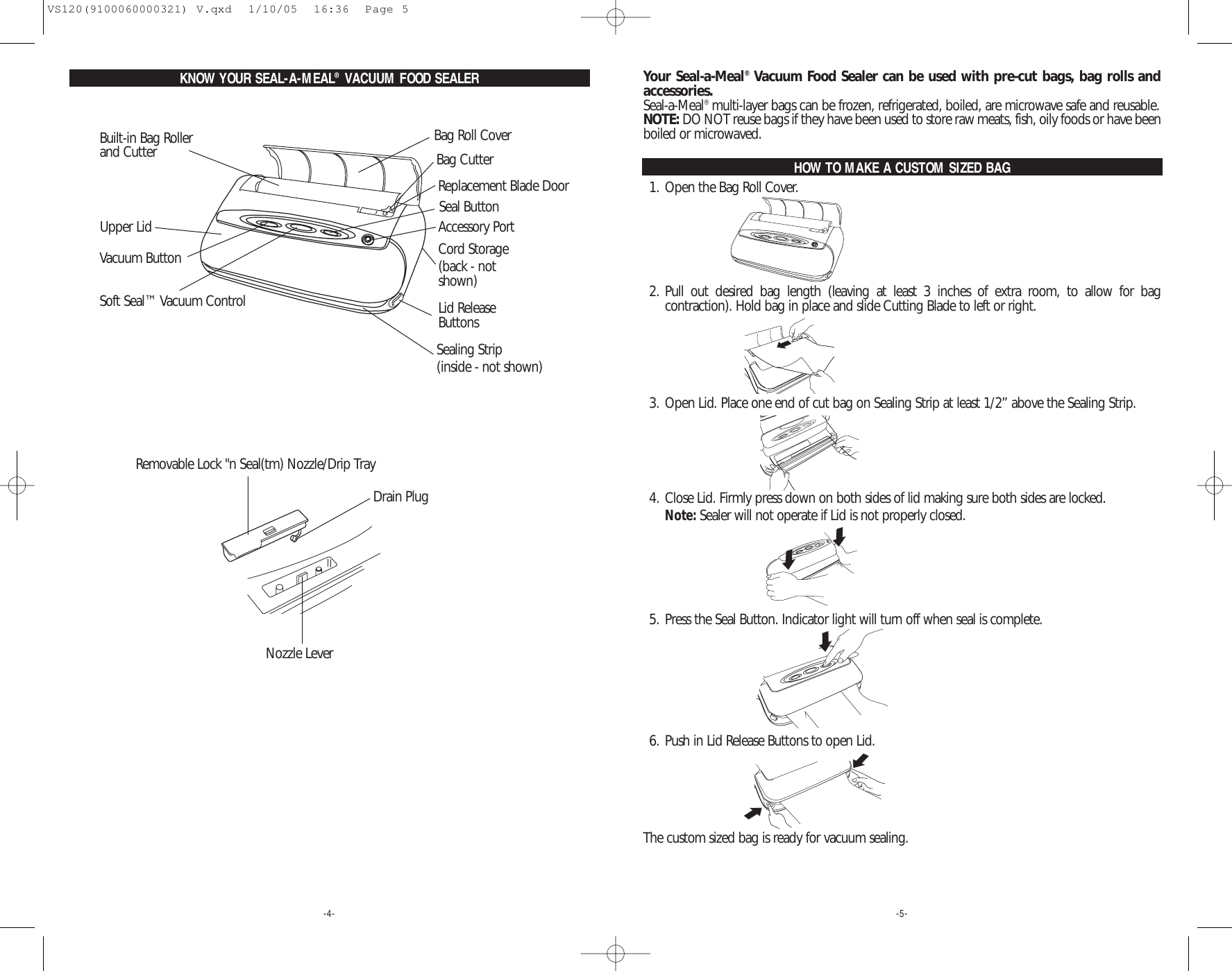 Page 3 of 8 - Rival Rival-Vs120-Users-Manual- VS120(9100060000321) V  Rival-vs120-users-manual