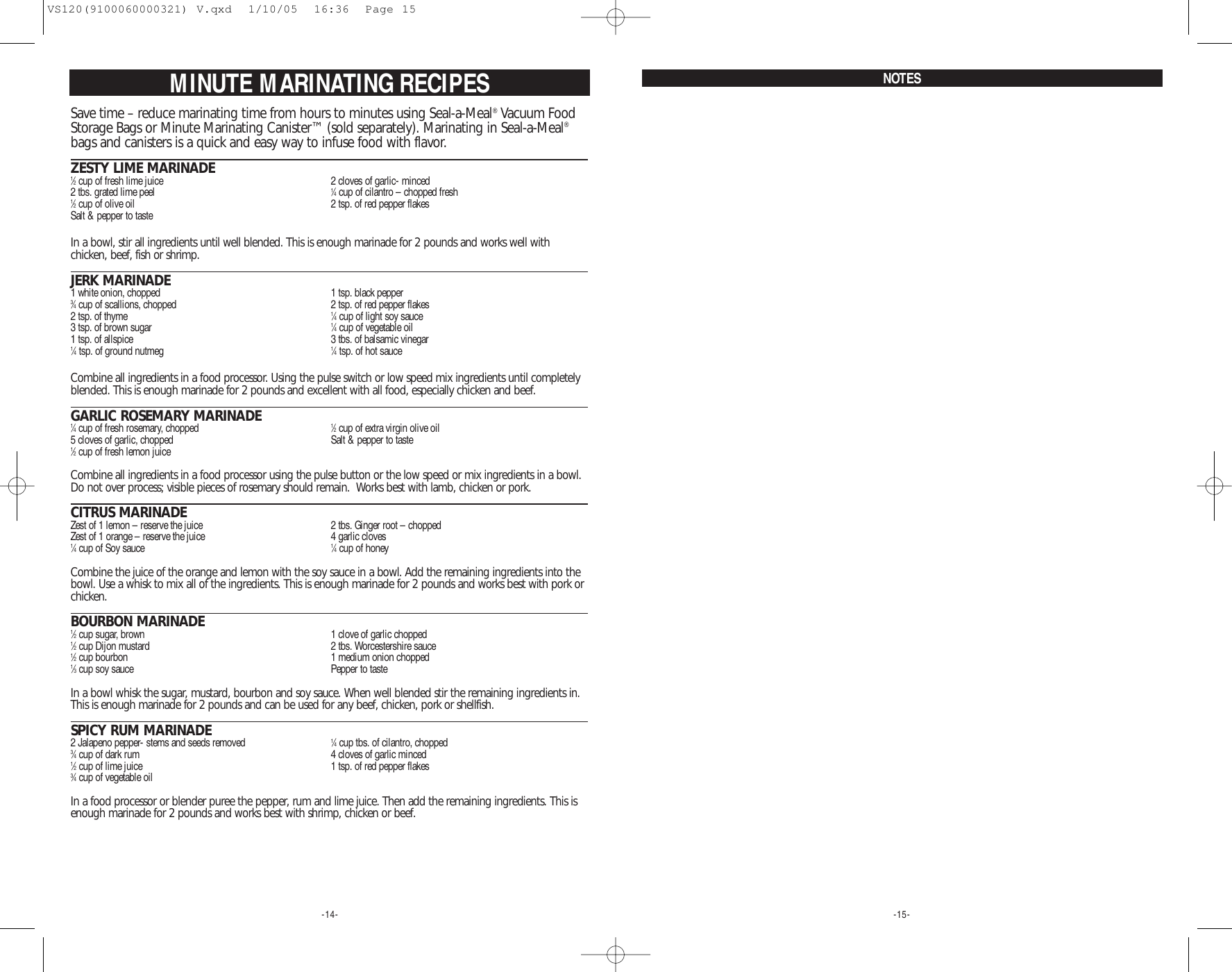 Page 8 of 8 - Rival Rival-Vs120-Users-Manual- VS120(9100060000321) V  Rival-vs120-users-manual