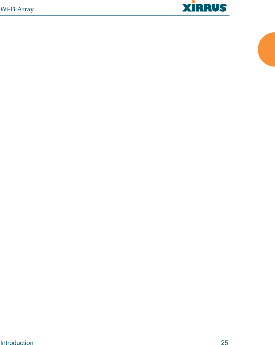 Wi-Fi ArrayIntroduction 25