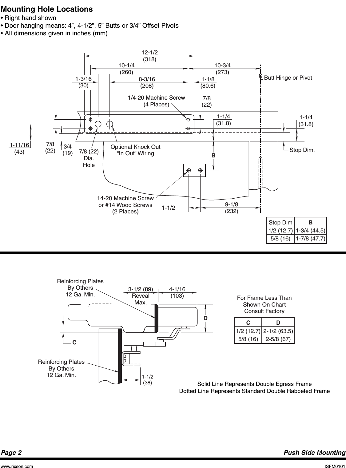 Page 2 of 4 - Rixson 0101 (07-09) Smok-Chek V  ISFM0101