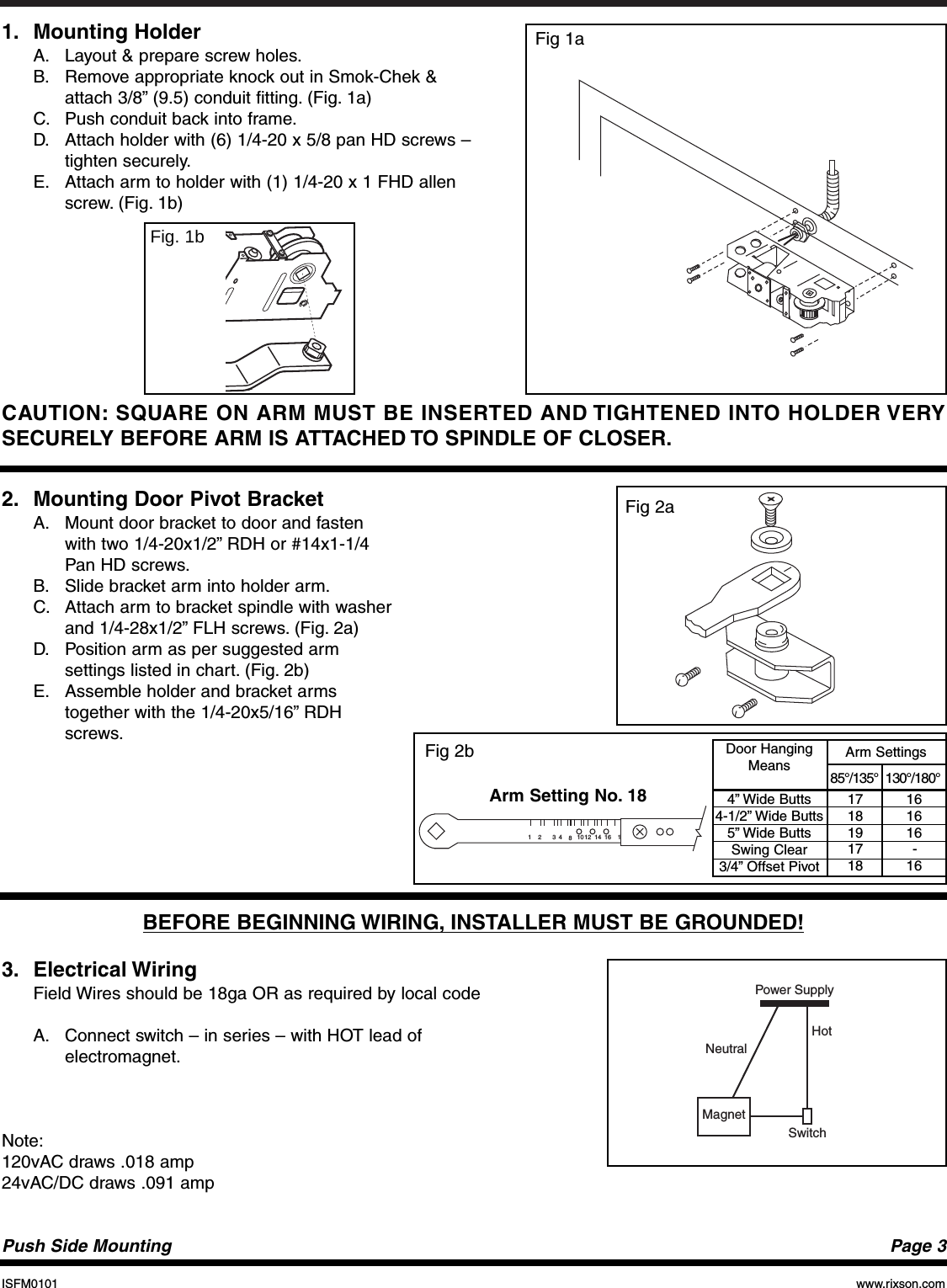 Page 3 of 4 - Rixson 0101 (07-09) Smok-Chek V  ISFM0101