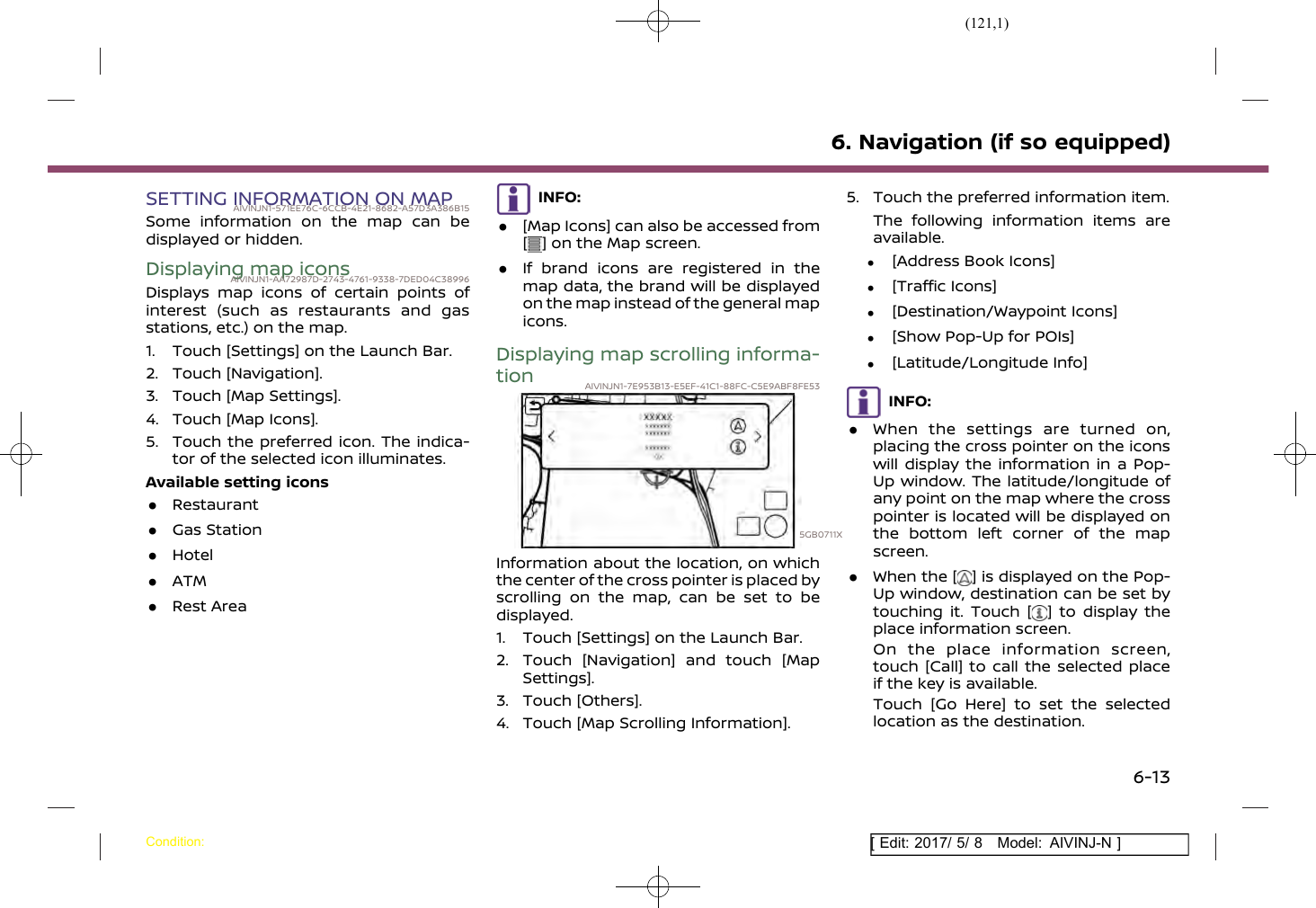 Page 121 of Robert Bosch Car Multimedia AIVICMFB0 Navigation System with Bluetooth and WLAN User Manual