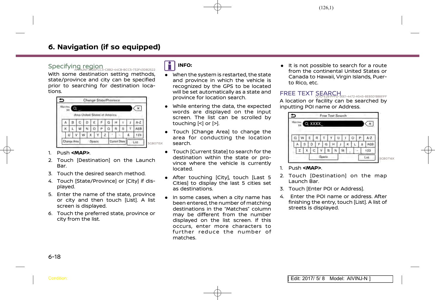 Page 126 of Robert Bosch Car Multimedia AIVICMFB0 Navigation System with Bluetooth and WLAN User Manual