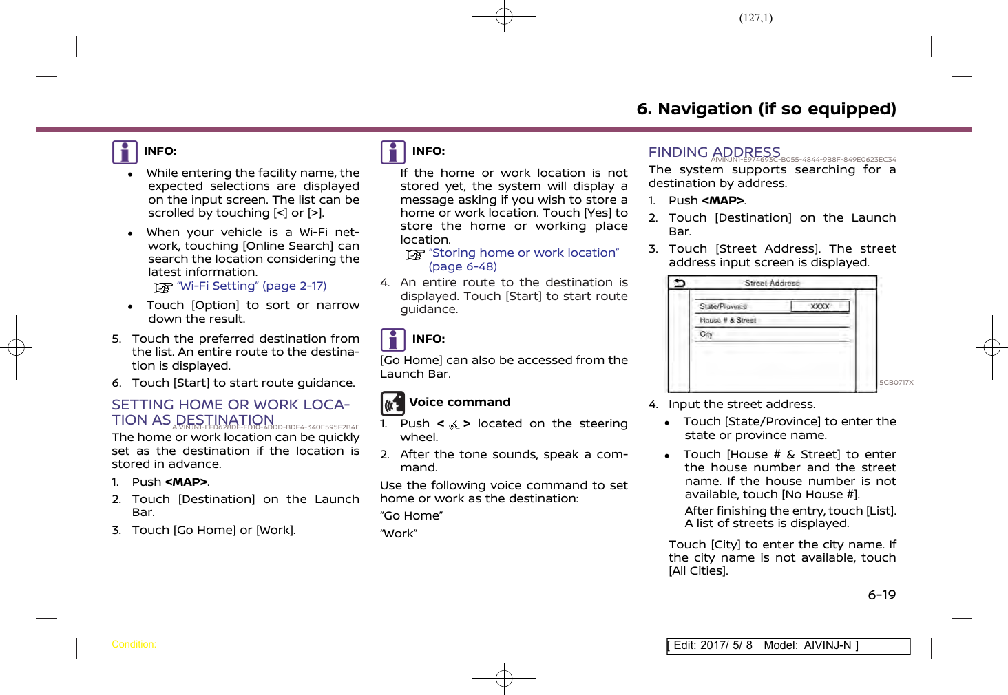 Page 127 of Robert Bosch Car Multimedia AIVICMFB0 Navigation System with Bluetooth and WLAN User Manual