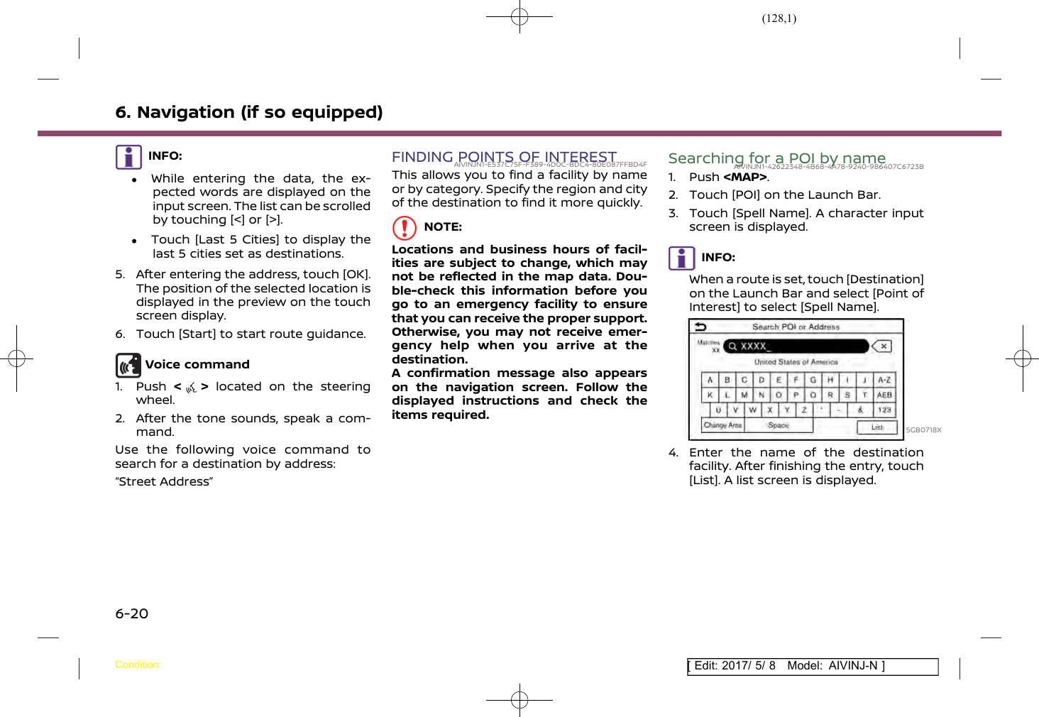 Page 128 of Robert Bosch Car Multimedia AIVICMFB0 Navigation System with Bluetooth and WLAN User Manual