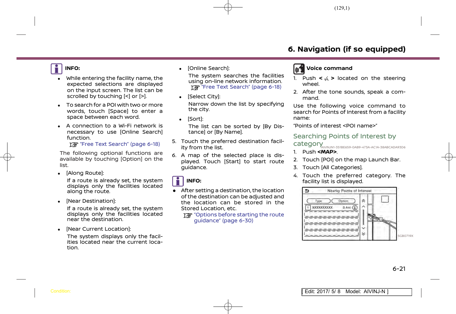 Page 129 of Robert Bosch Car Multimedia AIVICMFB0 Navigation System with Bluetooth and WLAN User Manual