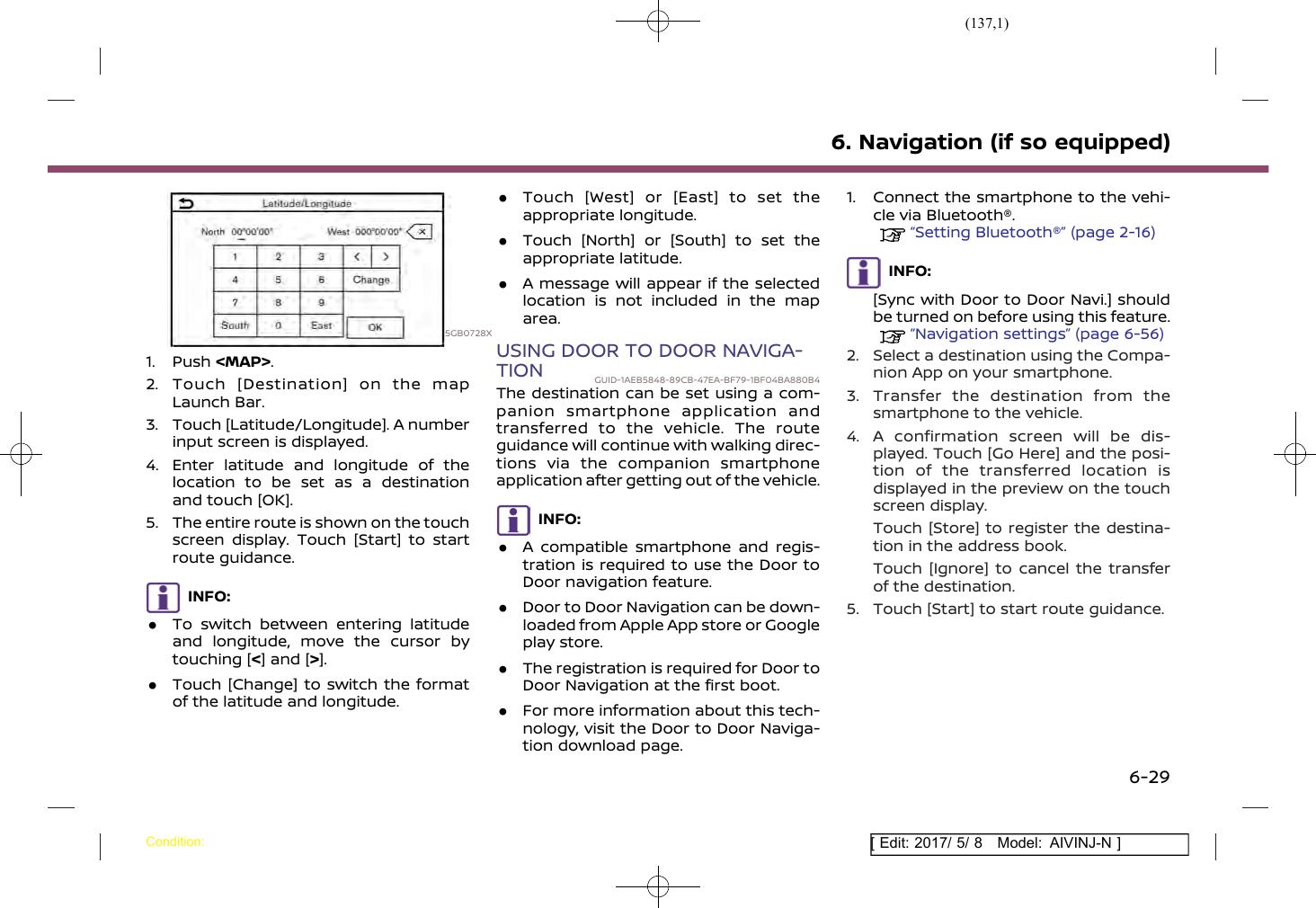 Page 137 of Robert Bosch Car Multimedia AIVICMFB0 Navigation System with Bluetooth and WLAN User Manual