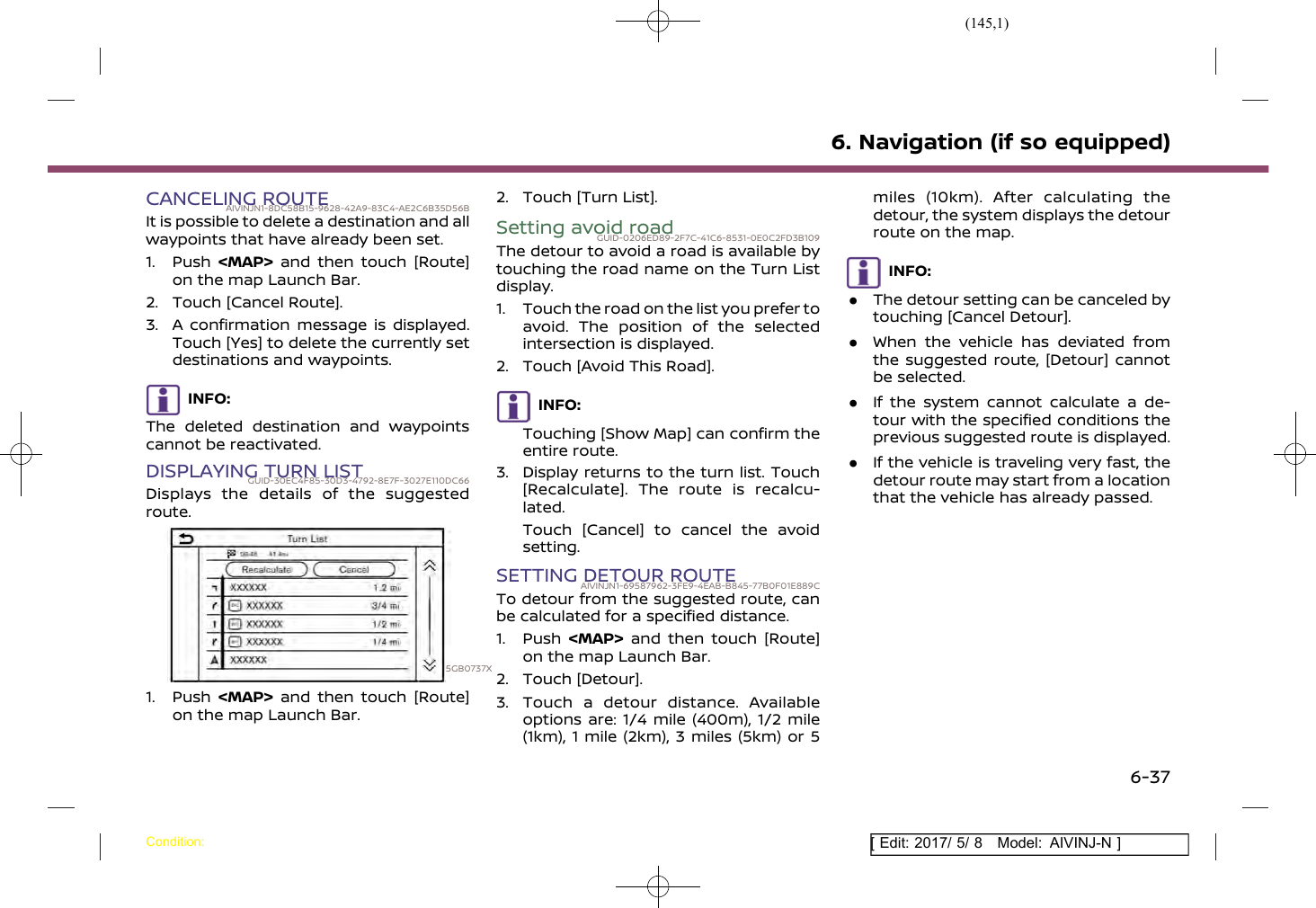 Page 145 of Robert Bosch Car Multimedia AIVICMFB0 Navigation System with Bluetooth and WLAN User Manual