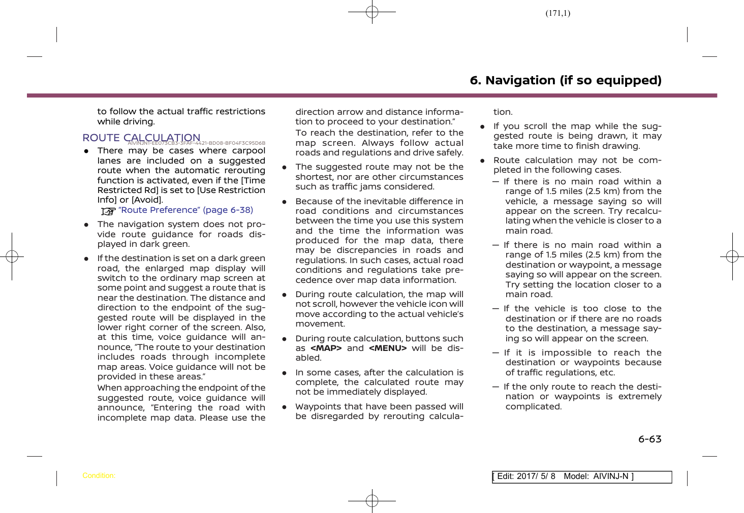 Page 171 of Robert Bosch Car Multimedia AIVICMFB0 Navigation System with Bluetooth and WLAN User Manual