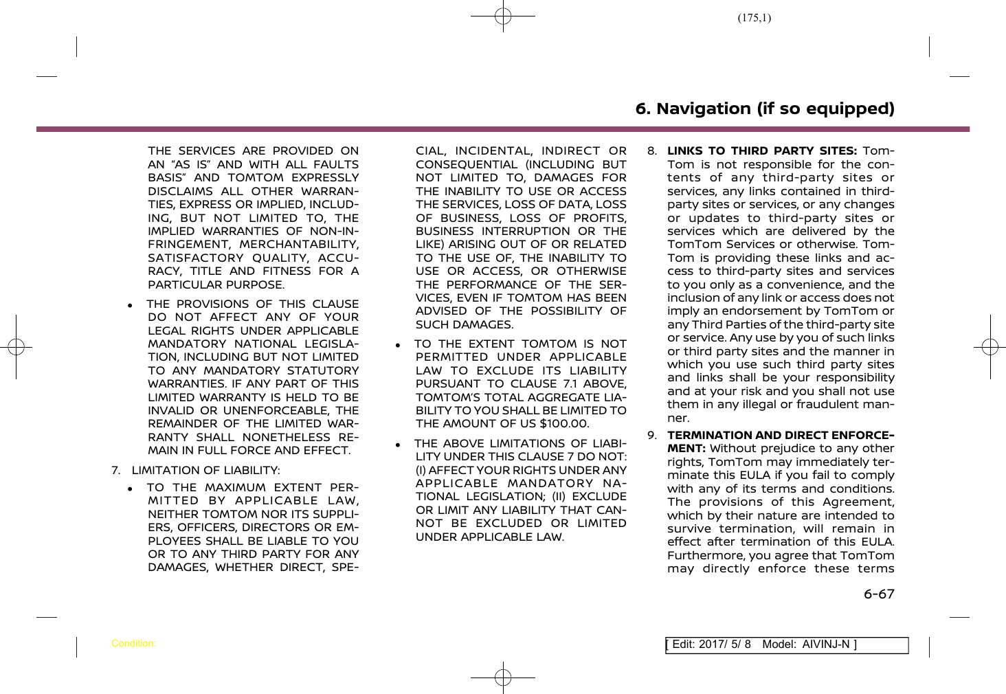 Page 175 of Robert Bosch Car Multimedia AIVICMFB0 Navigation System with Bluetooth and WLAN User Manual