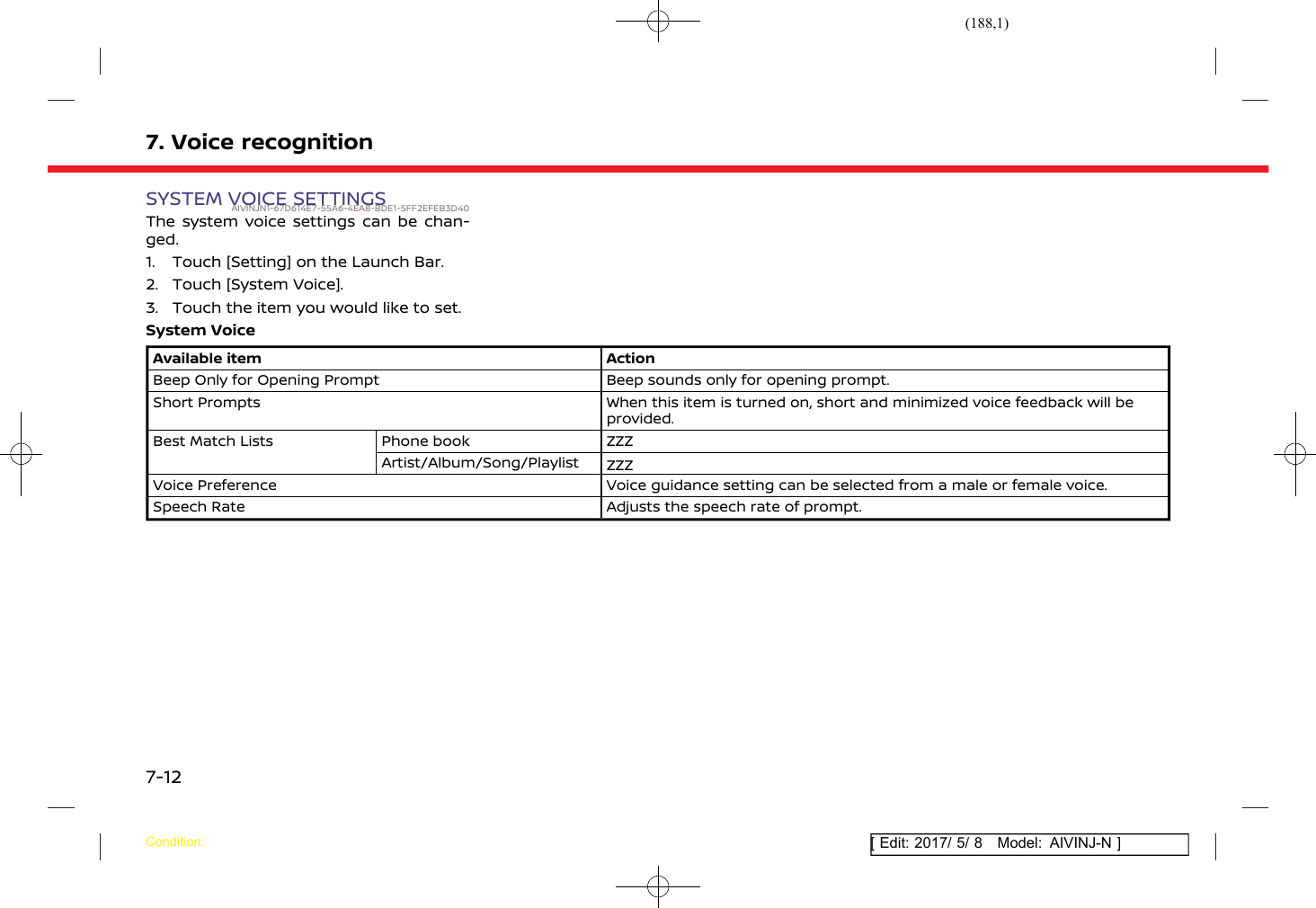 Page 188 of Robert Bosch Car Multimedia AIVICMFB0 Navigation System with Bluetooth and WLAN User Manual