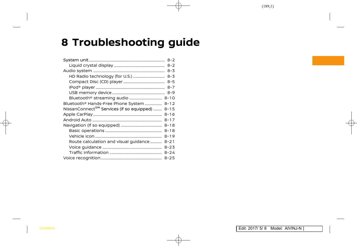 Page 189 of Robert Bosch Car Multimedia AIVICMFB0 Navigation System with Bluetooth and WLAN User Manual